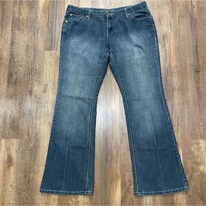 Coogi Jeans Women’s 13/14 Streetwear Stretch Denim Medium Blue Flare Jeans